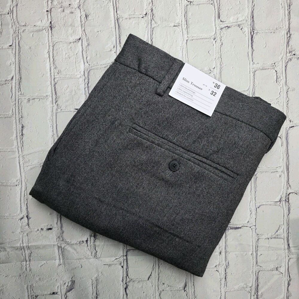 Goodfellow & Co Men's 36 x‎ 32 Gray Slim Fit Twill Chino Pants